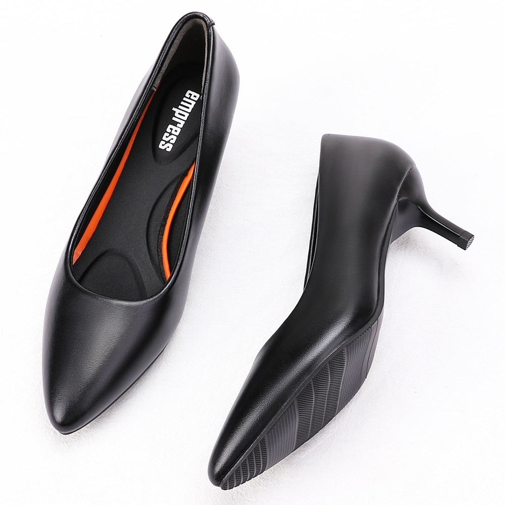 엠프리스 발편한 여성구두 승무원 면접 호탤리어 구두 기본 검정 펌프스힐 여자 유니화 49,000원