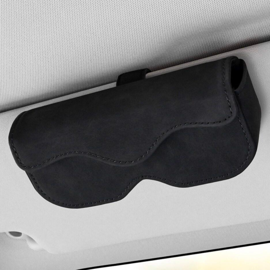 글로스코드 차량용 썬바이저 선글라스 케이스 클립형 자동차 선글라스 보관함, 블랙, 1개 12,800원