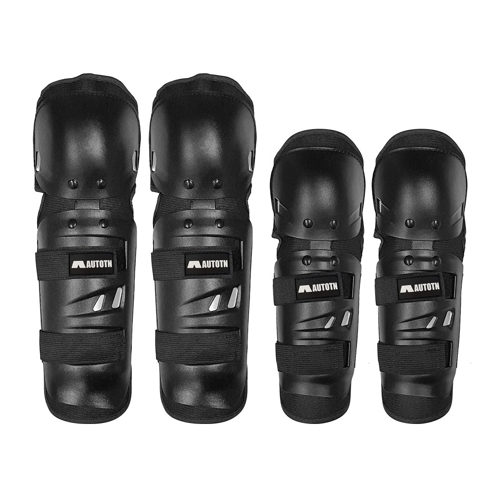 MOXI 킥보드 자전거 오토바이 무릎 팔꿈치 보호대 4개 1세트 2세대, 1세트, 블랙 12,900원