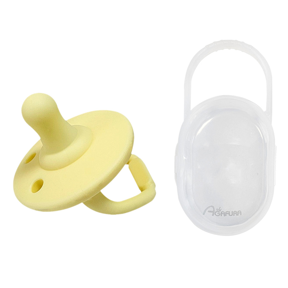 아가프라 봄봄 실리콘 쪽쪽이+케이스, 2단계(6~18개월), 옐로우, 1개 12,900원