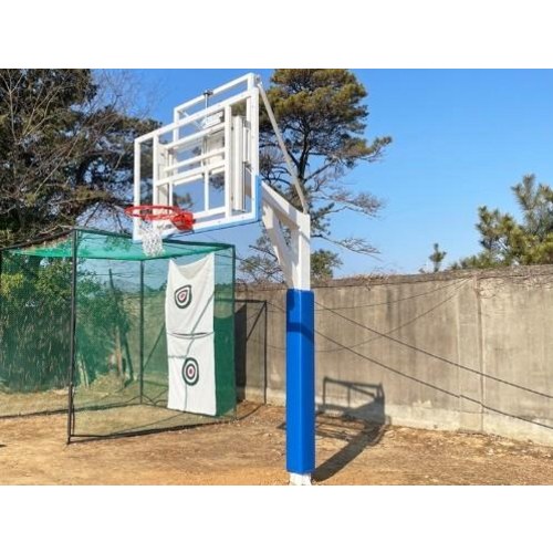 월드스포츠산업 고정식농구대 단면 국민체육진흥공단모델 백보드수동높이조절식 WDB-1080-1 3,060,750원