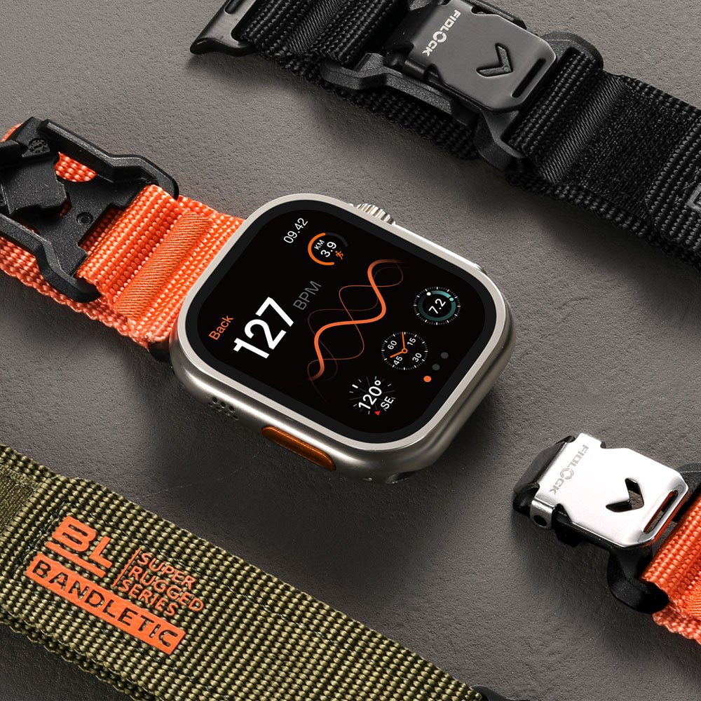 밴들레틱 애플워치 FidLock 마그네틱 스포츠 루프 스트랩 밴드, 블랙 39,000원
