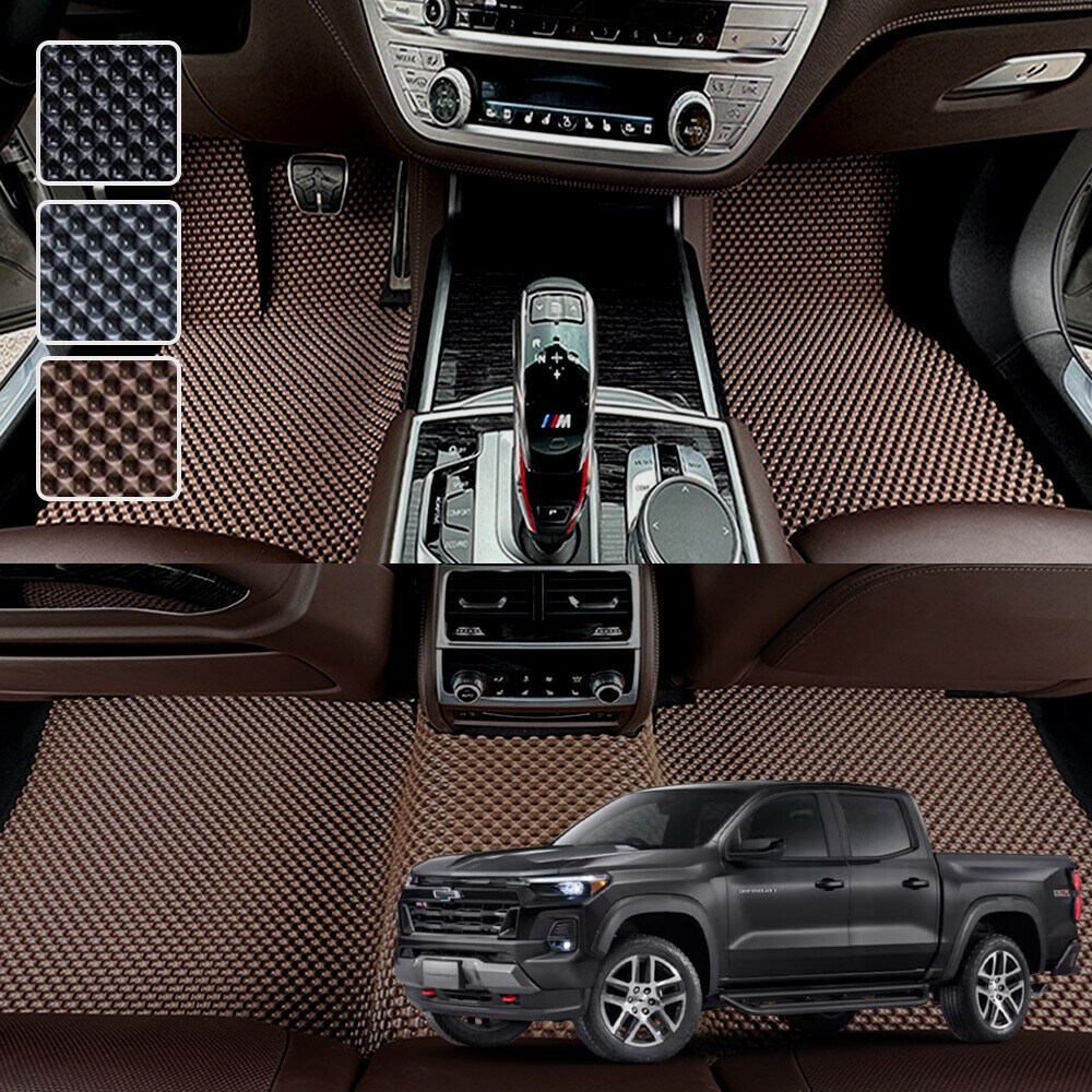 DXSOAUTO 콜로라도 전용 3D 엠보싱 차세대 고무매트 1열2열 세트 (2019-2024.6) 59,000원