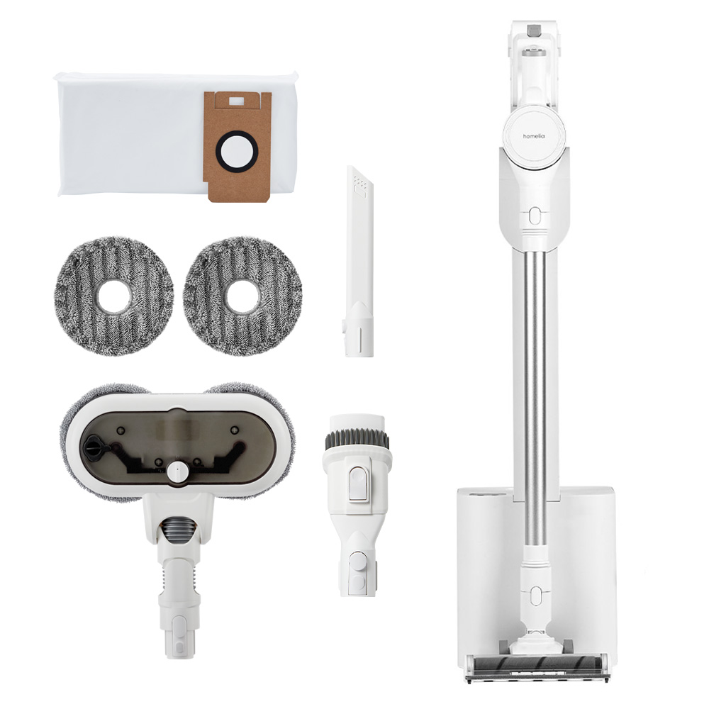 홈리아 BLDC 자동먼지비움 차이슨 더스트제로 타워 무선청소기 + 물걸레 브러시 세트 H9 221,100원