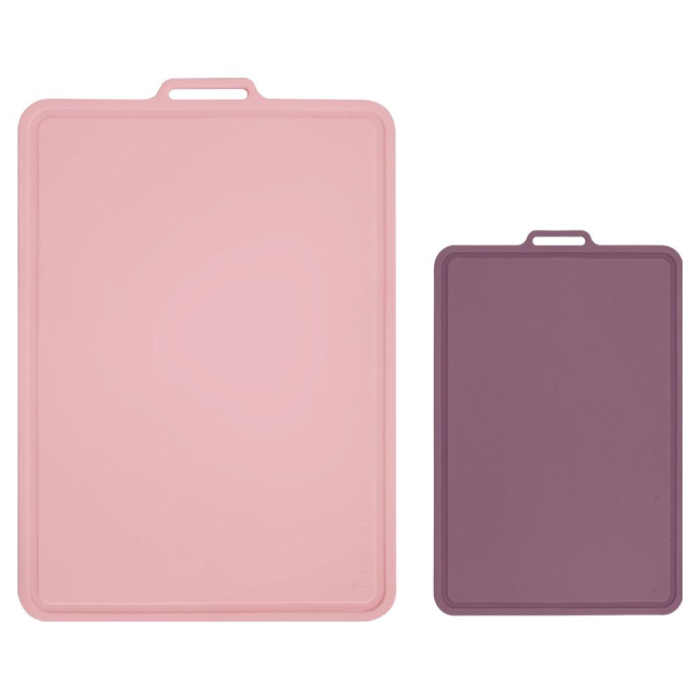 실리콘스토리 항균 실리콘 플래티넘 양면 도마 대 + 중 세트, 1세트, 파스텔핑크 + 바이올렛 25,400원