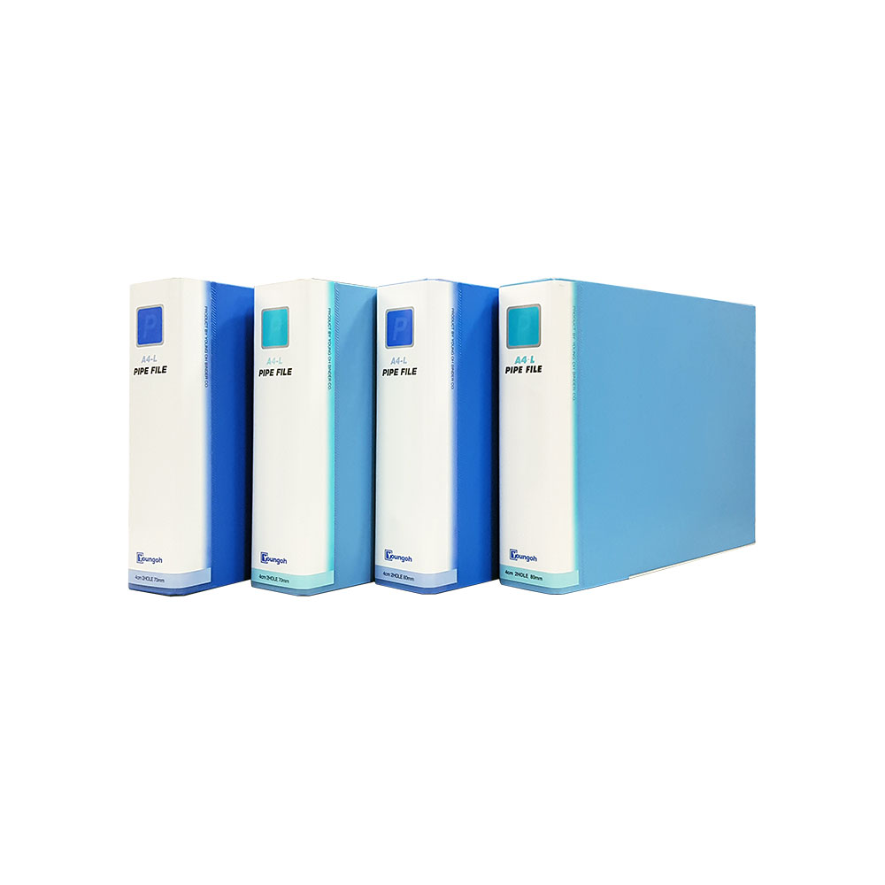 영오 2공 파이프 바인더 A4, 1개, 70*70(민)-하늘색 3,800원
