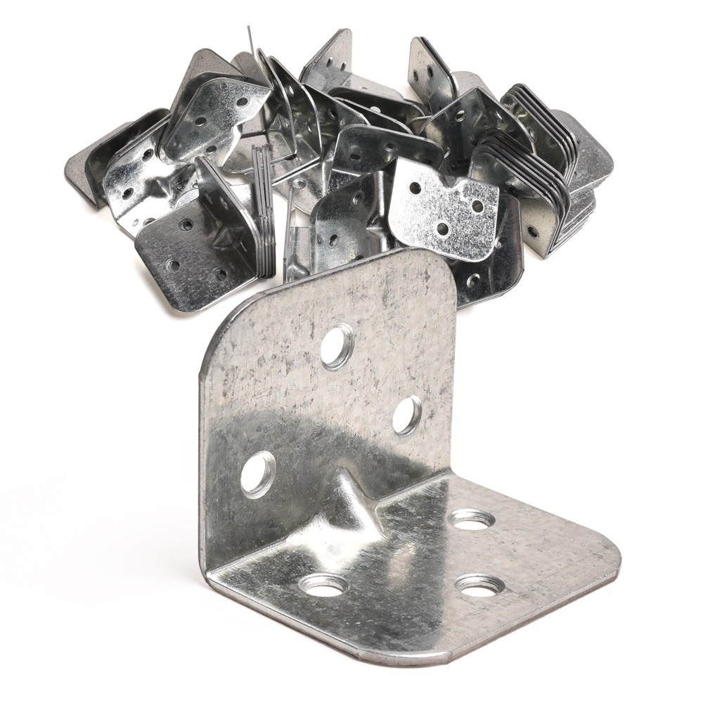 두일기업 ㄱ자 꺽쇠 45x22 DIY 고정철물 꺽쇠 실버 100개, 100개 35,620원