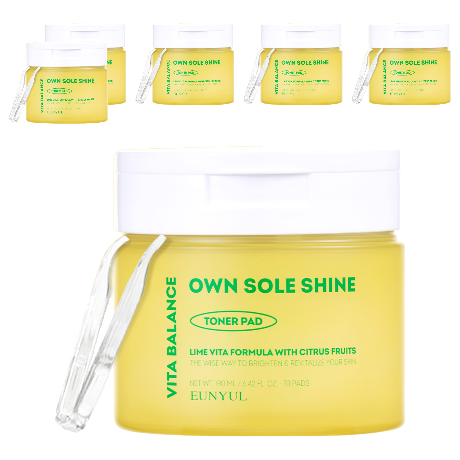은율 비타밸런스 오운 쏠 샤인 토너패드 190ml, 70개입, 6개 78,240원