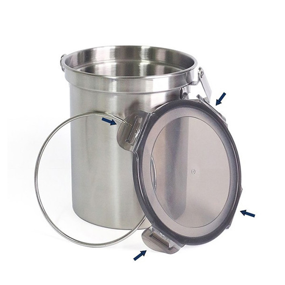 [리벨룸] 국산 올스텐 밀폐형 음식물 쓰레기통 3L 냄새차단 싱크대 깔끔처리 음쓰통 32,800원