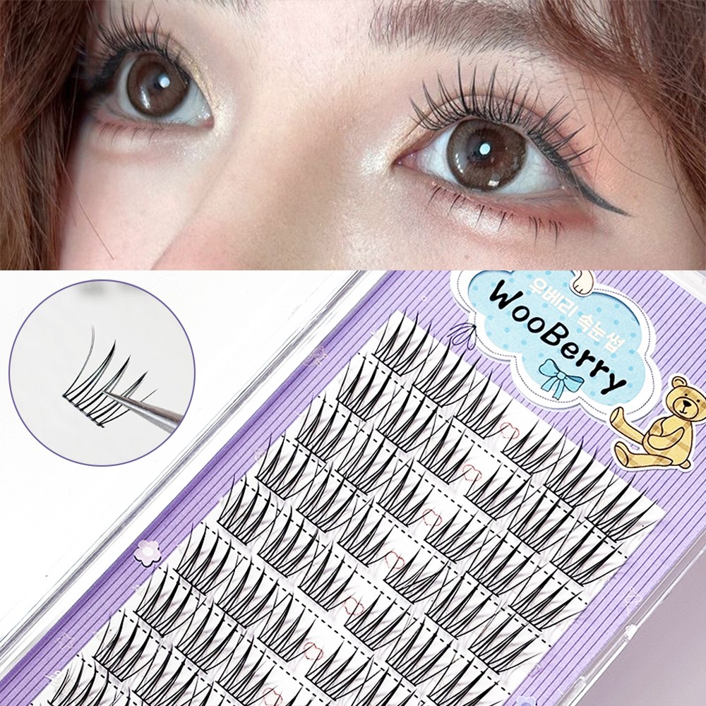 우베리 인조 가닥속눈썹 아이돌 포인트래쉬 A형 자연스러운 속눈썹연장 대용량 아이래쉬 10줄 60모 8,800원
