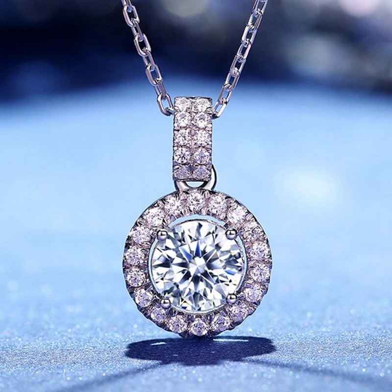 Youmi 여성 GRA 인증 모던 다이아몬드 1캐럿 목걸이 ED03 43,000원