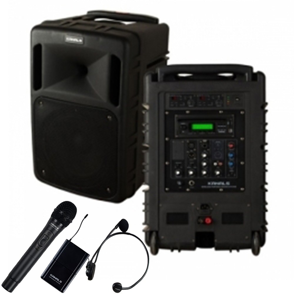 카날스 포터블 앰프스피커 CDP 내장형 BK-1050BC 900메가 무선마이크 2대(핸드/벨트팩형) MAX600W, SM 1,813,000원