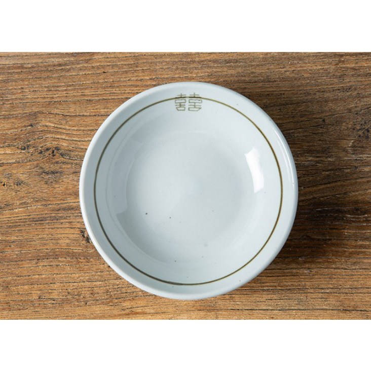 국산 전통문양 원쿠프 찬기 반찬그릇 앞접시 희고백자 도자기 그릇, 1개 8,400원