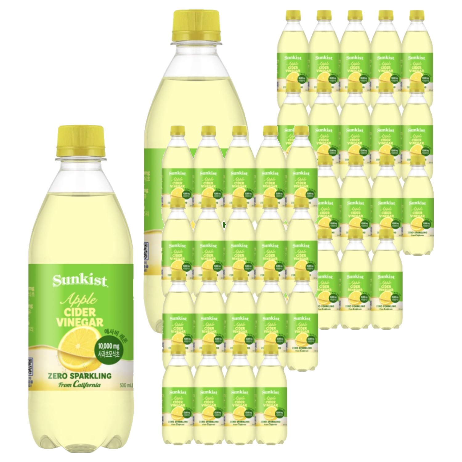 썬키스트 애사비 제로 탄산음료 레몬, 500ml, 40개 39,010원