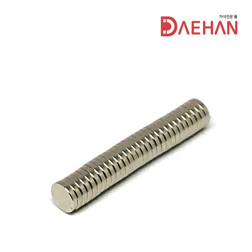 초강력 네오디움 10 x 2mm 원형자석 150원