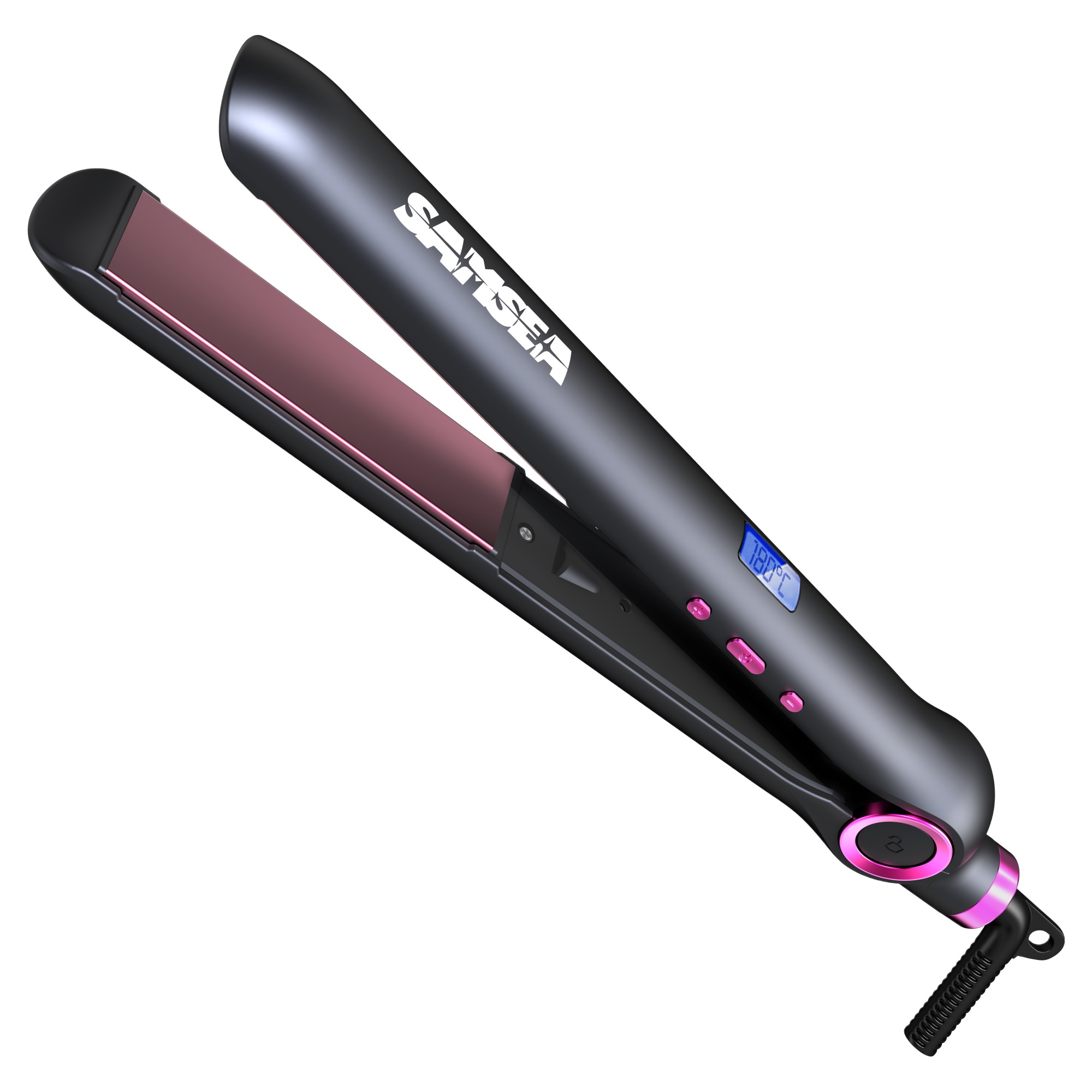 SAMSEA 세라믹 27단계 온도조절 C컬 웨이브 볼륨 스타일러 헤어고데기, 블랙, SQZ-01 31,500원