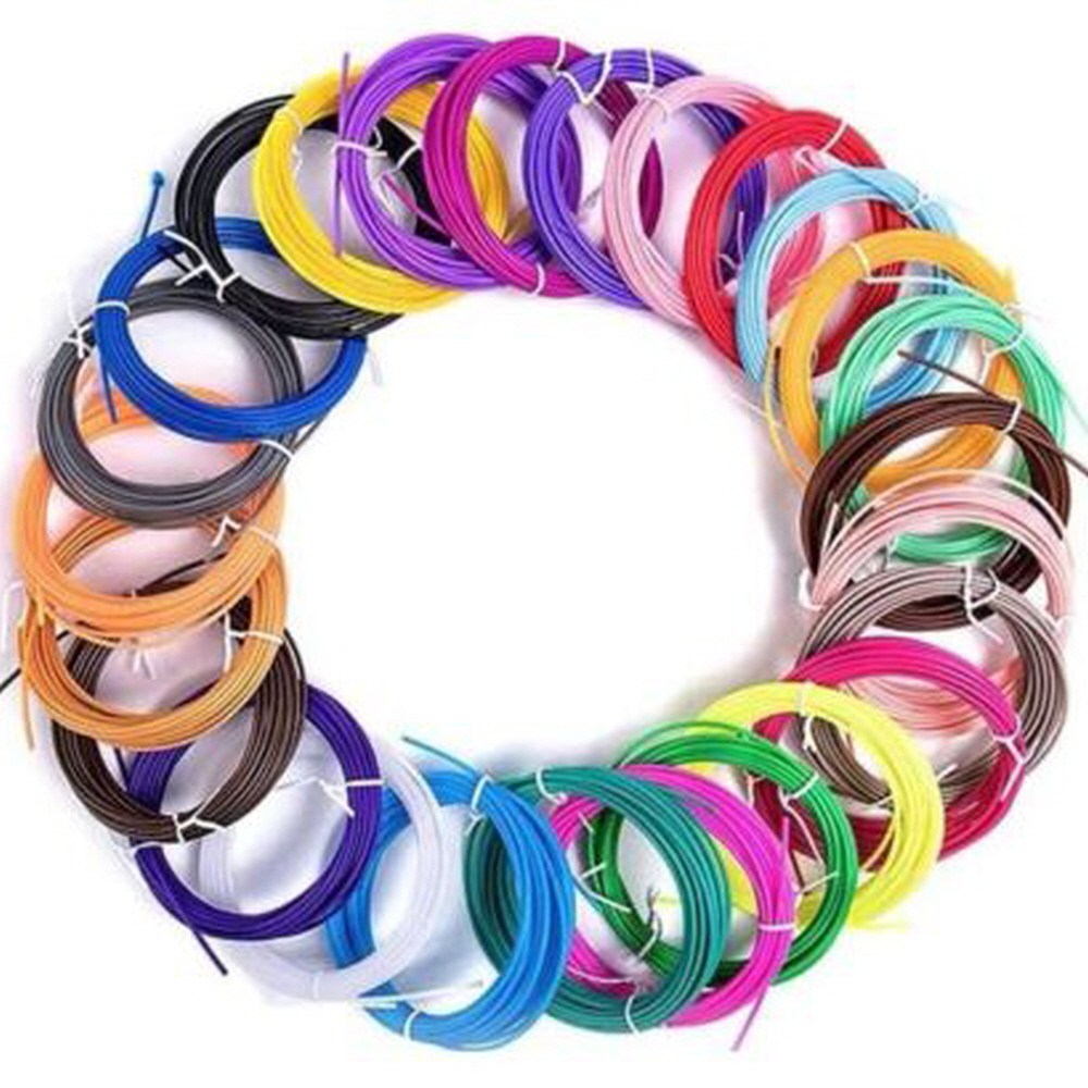 3D펜 필라멘트 세트 - 저온용 PCL 1.75mm - 3D펜 심지 끈 200M (10M x 20색) 24,500원