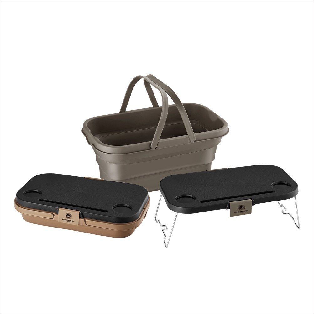 리빙스테이션 캠핑 버킷 폴딩 미니 테이블 18,900원