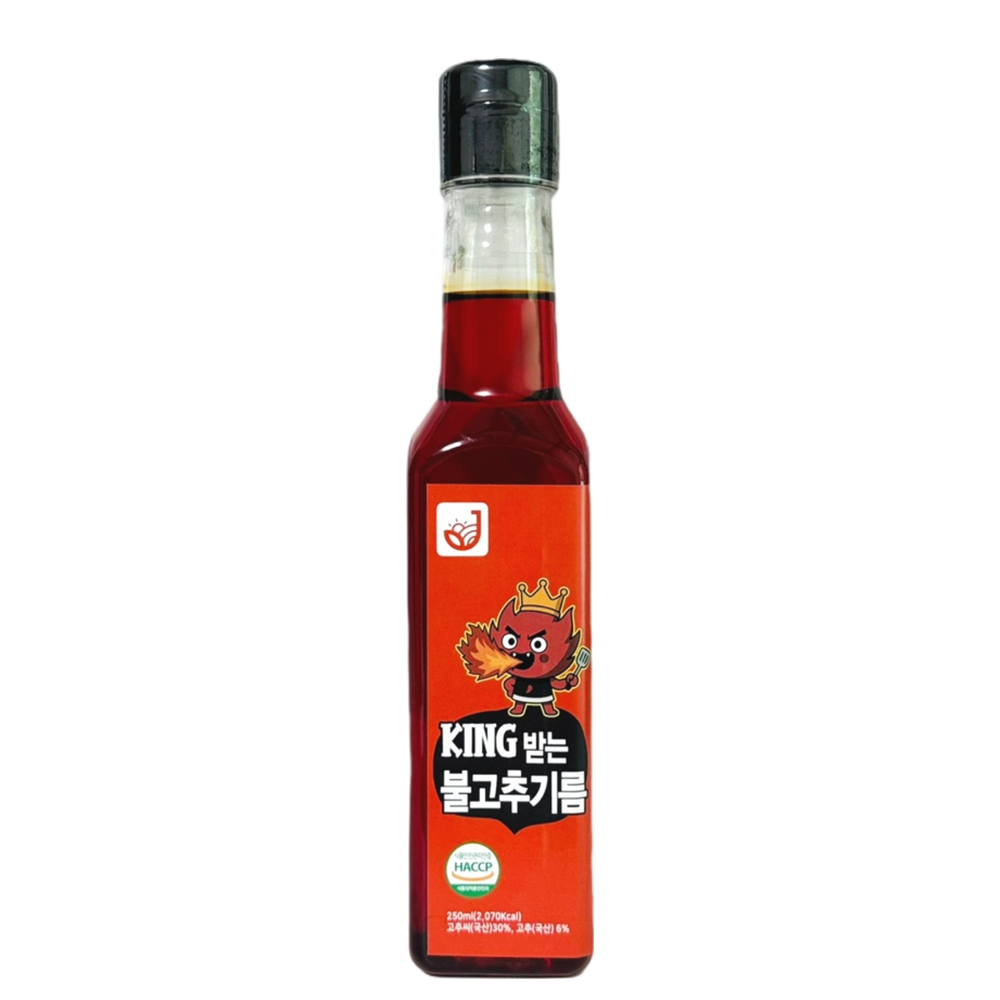 장터엔 king받는 매운 불고추기름 국산 고추씨 고추기름 250ml 페트병 15,200원