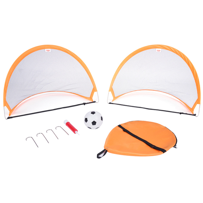 아이워너 짐앤키즈 팝업 미니 축구 골대 2p + 공 + 펌프 + 가방 + 핀 세트 19,400원