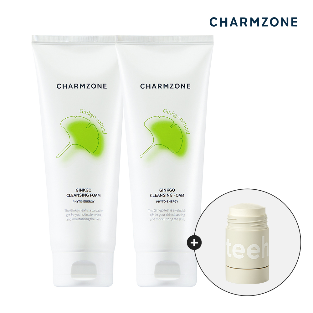 참존 징코 내츄럴 클렌징폼 200ML 2개 + 티히히 오트 클레이 마스크팩 1개 26,900원