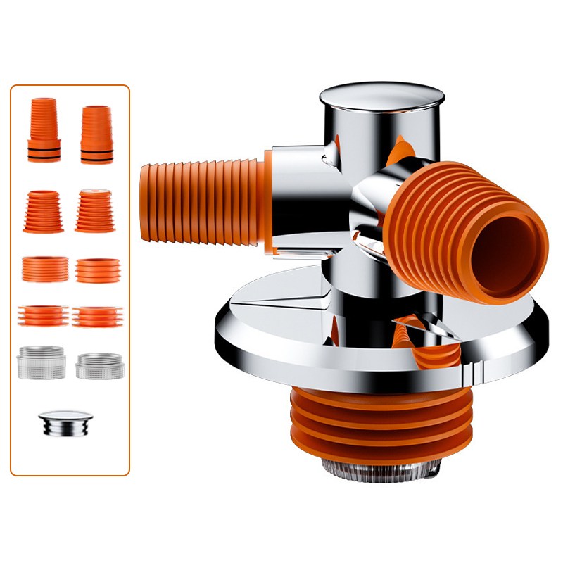 ZOZOFO 싱크대 하수구 냄새 차단 트랩 올인원 세탁기배수구트랩 건조기 주방 악취 차단 3구 12,500원