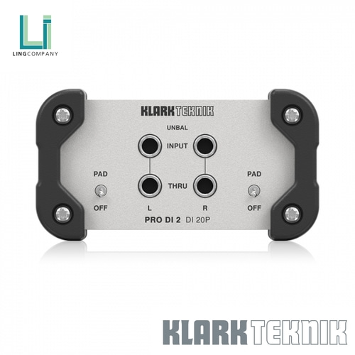 KLARK TEKNIK 클락테크닉 DI 20P 패시브 스테레오 다이렉트 DI 박스 126,000원