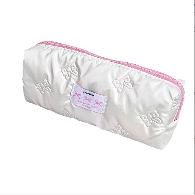 핑크광택리본 필통파우치 9,490원