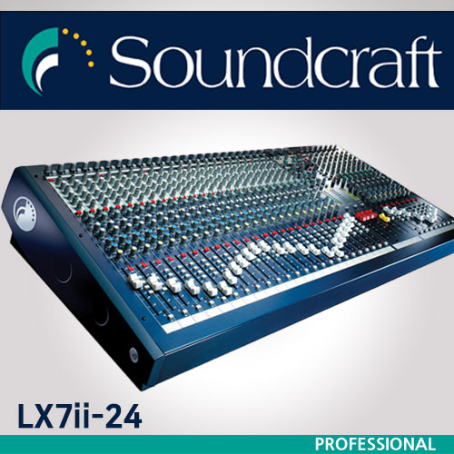 미성악기 사운드 크래프트 SoundCraft LX-7II 24CH믹서 MONO24CH,STE2CH,교회,소규모밴드,학교 2,800,000원