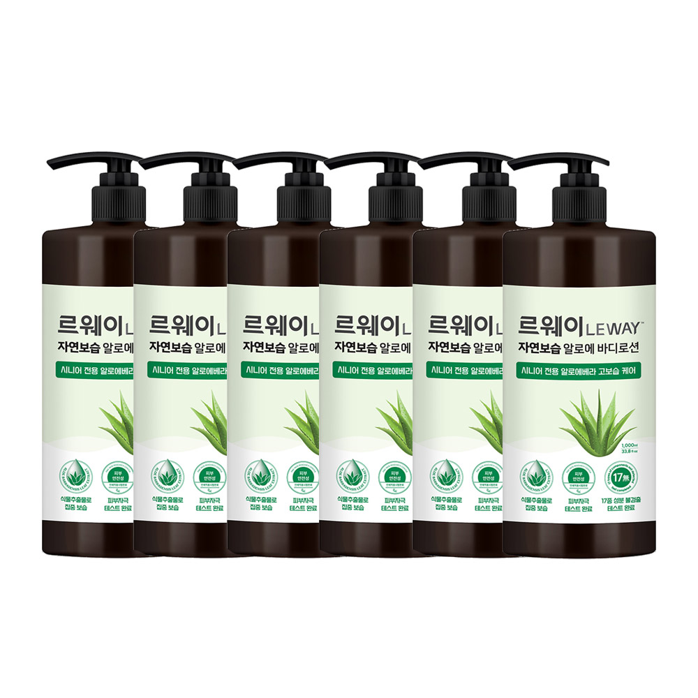 미래생활 르웨이 자연보습 알로에 바디로션 1000ml P23145 1박스 6개, 6개, 1L 42,900원