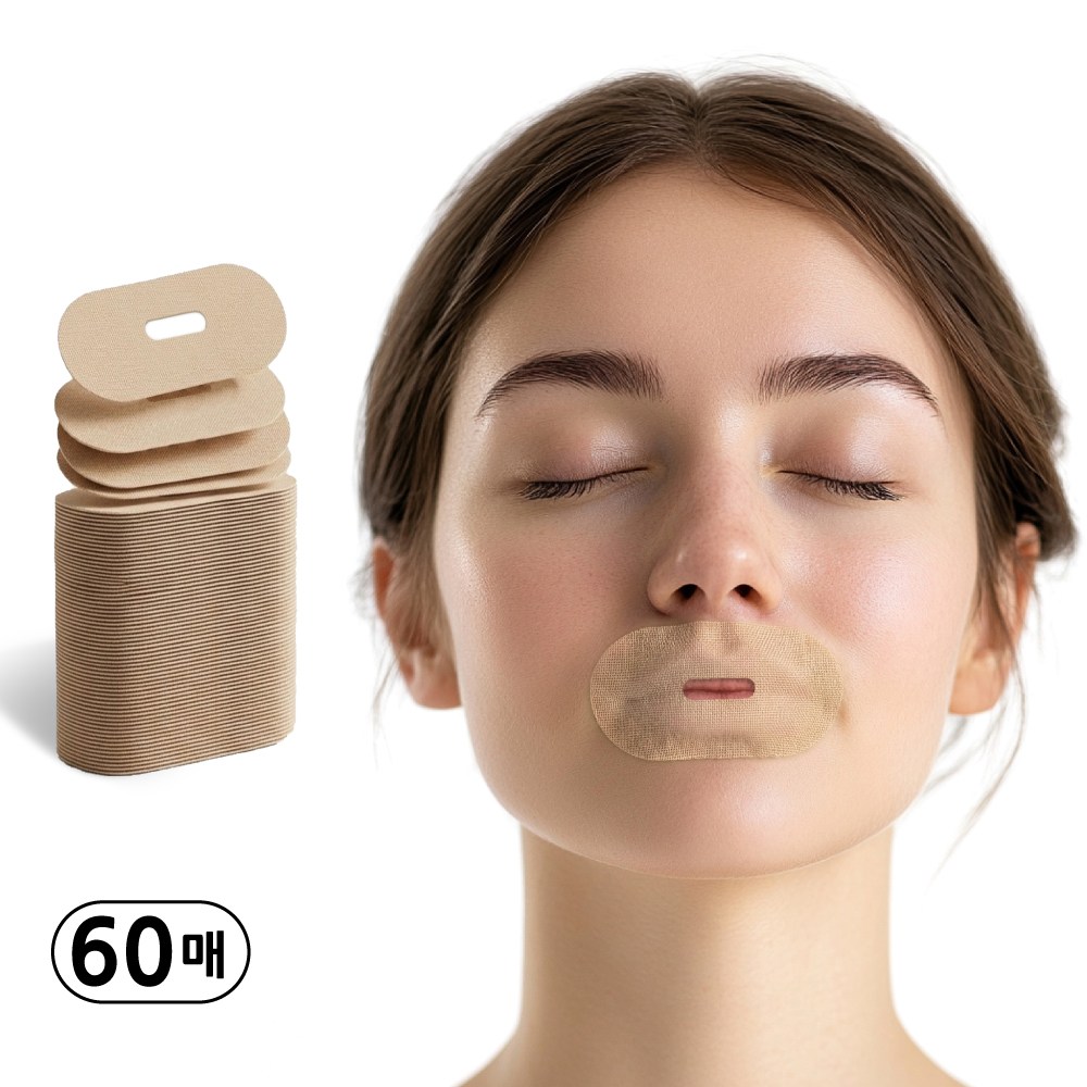 알루이 수면 입벌림 방지 입막음 테이프 60매, 1개 6,500원