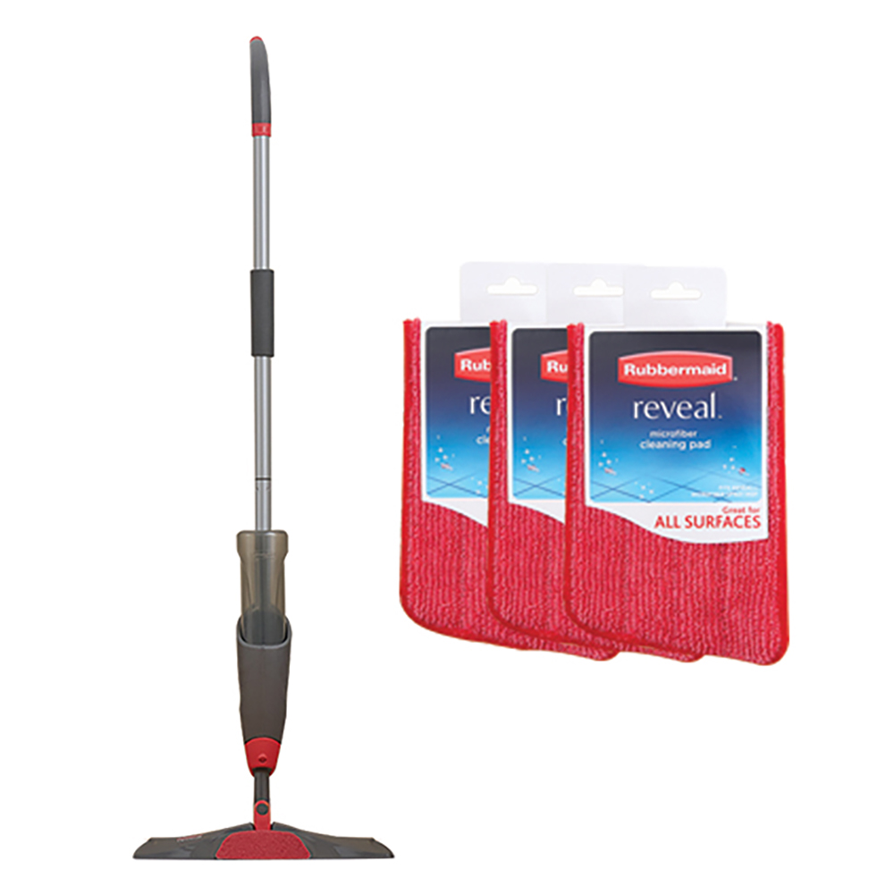 러버메이드 리빌 스프레이맙 밀대청소기 + 청소물통 + 극세사패드 3p, 1세트 32,330원