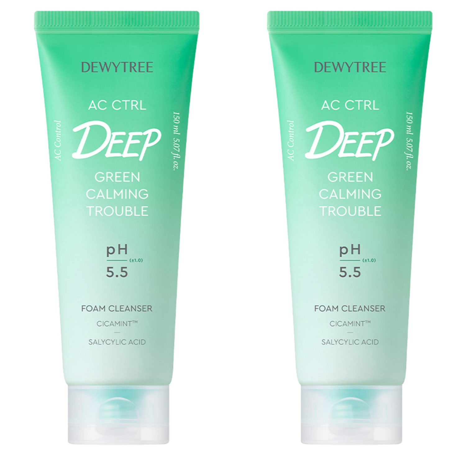 듀이트리 AC 컨트롤 딥 그린 카밍 트러블 폼 클렌저, 150ml, 2개 20,920원
