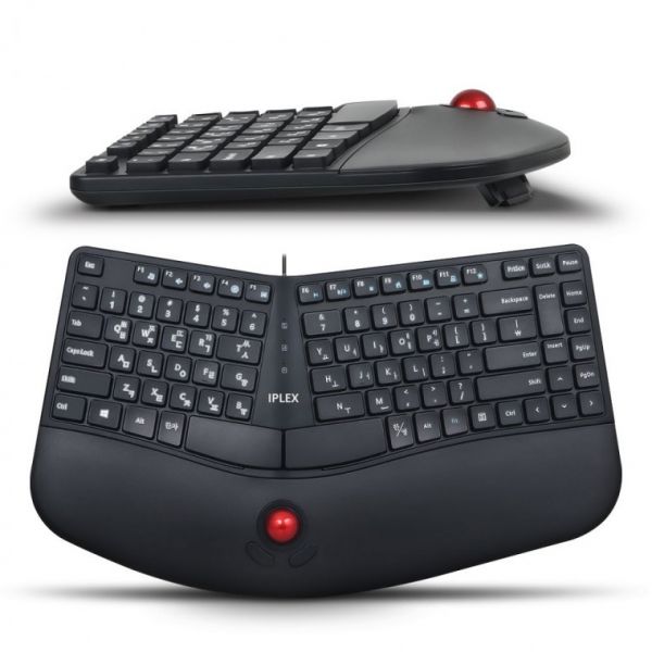 IPLEX ERK1000TK 에고노믹 인체공학 유선 트랙볼 키보드 (Araium) 94,200원