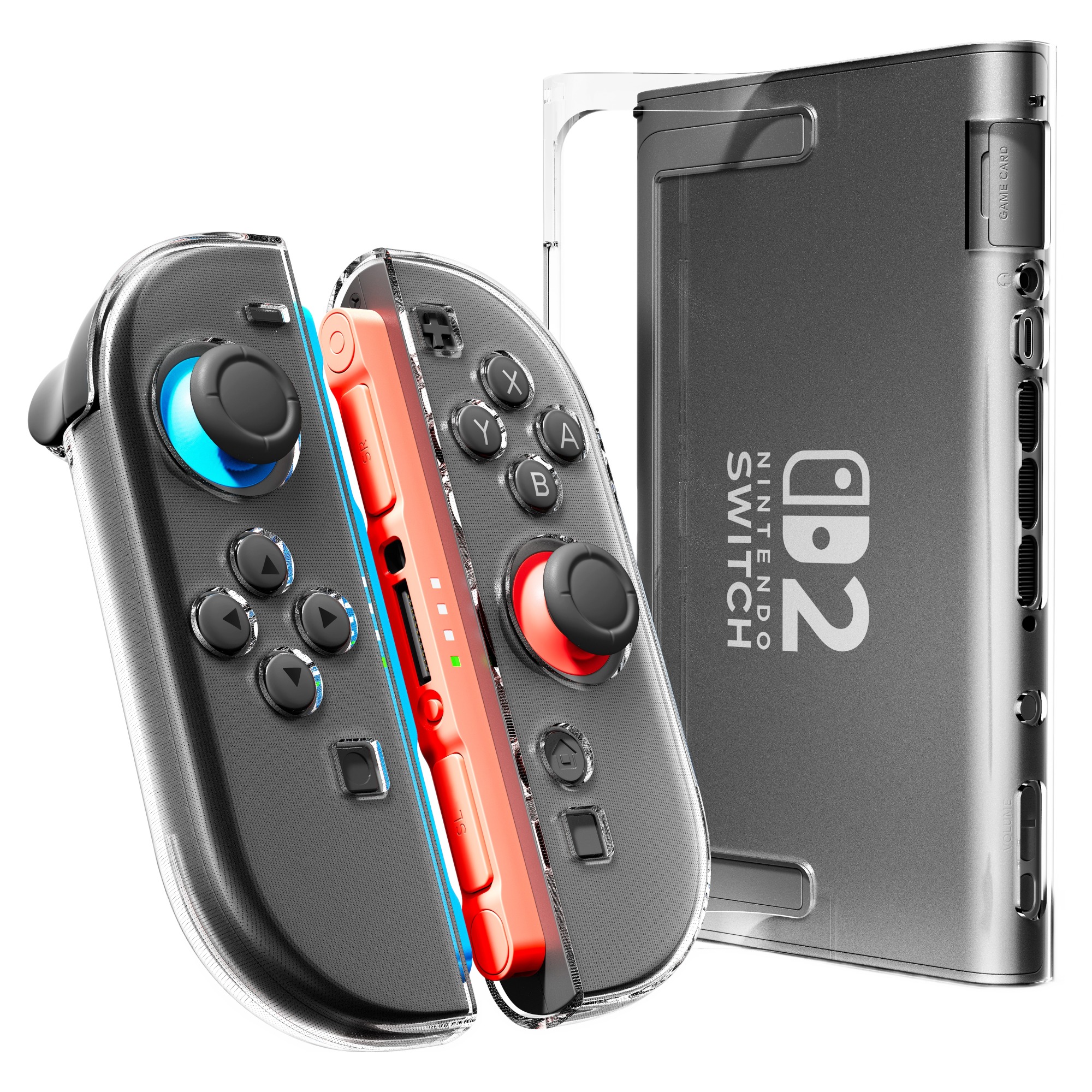 빅스킷 닌텐도 스위치2 크리스탈 풀커버 케이스 충전독 호환 8,900원