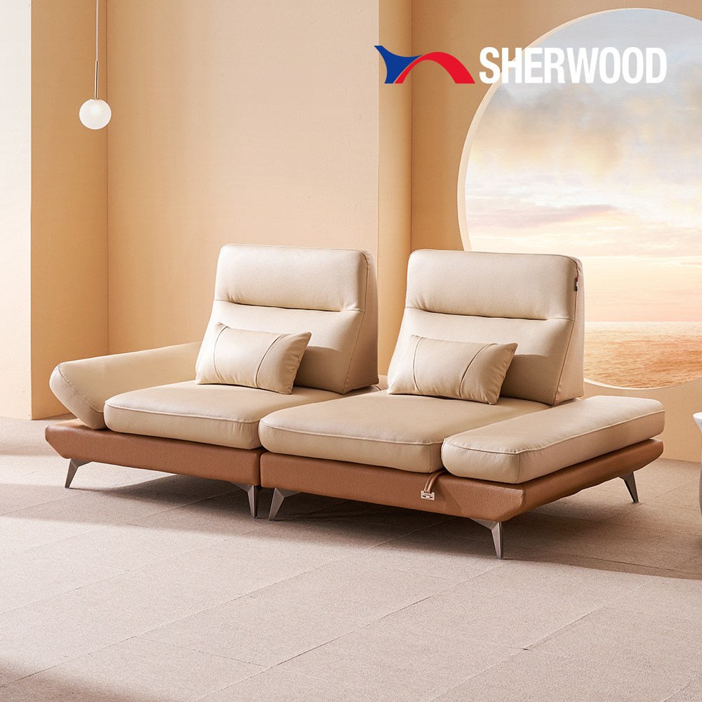 쉐우드가구 드벨리 이태리 천연통가죽 기능성 스윙 소파 3인용 / 국내제조 자재등급(E0) 1,649,000원