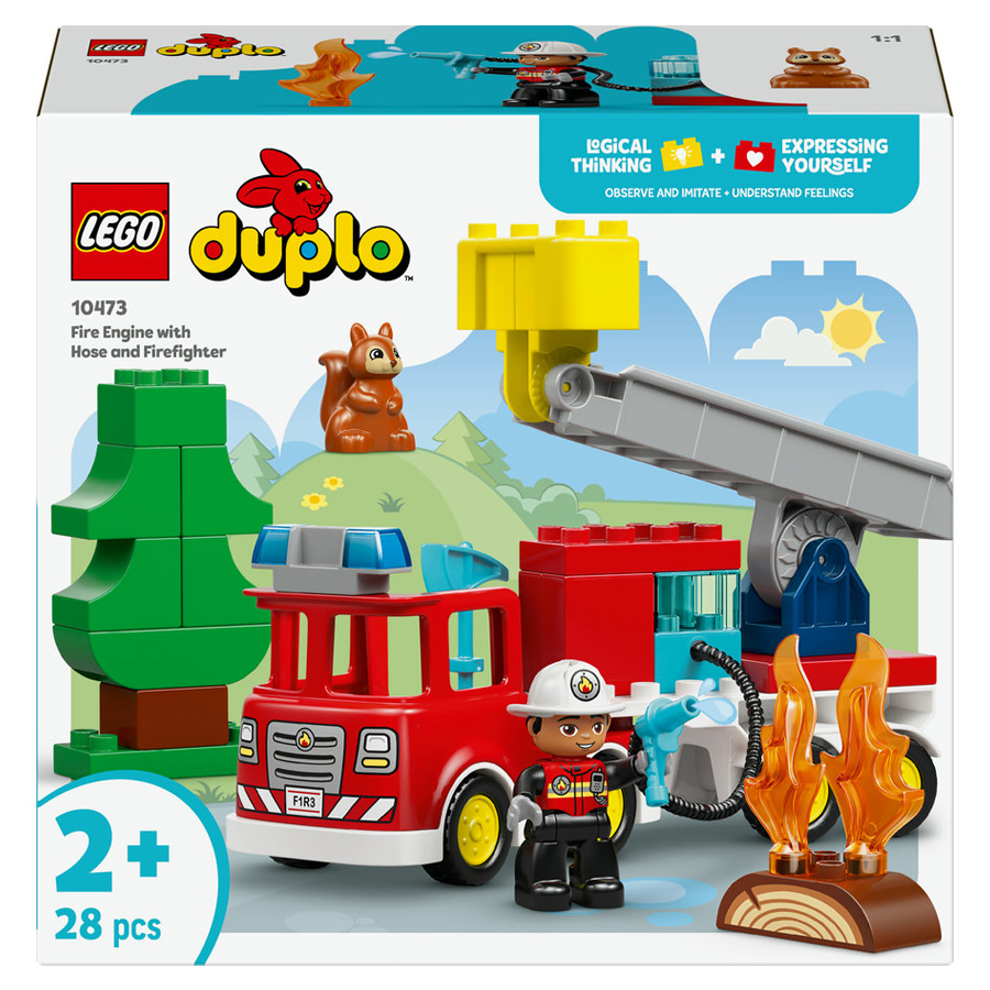 레고 듀플로 호스 달린 소방차와 소방관 10473 42,660원