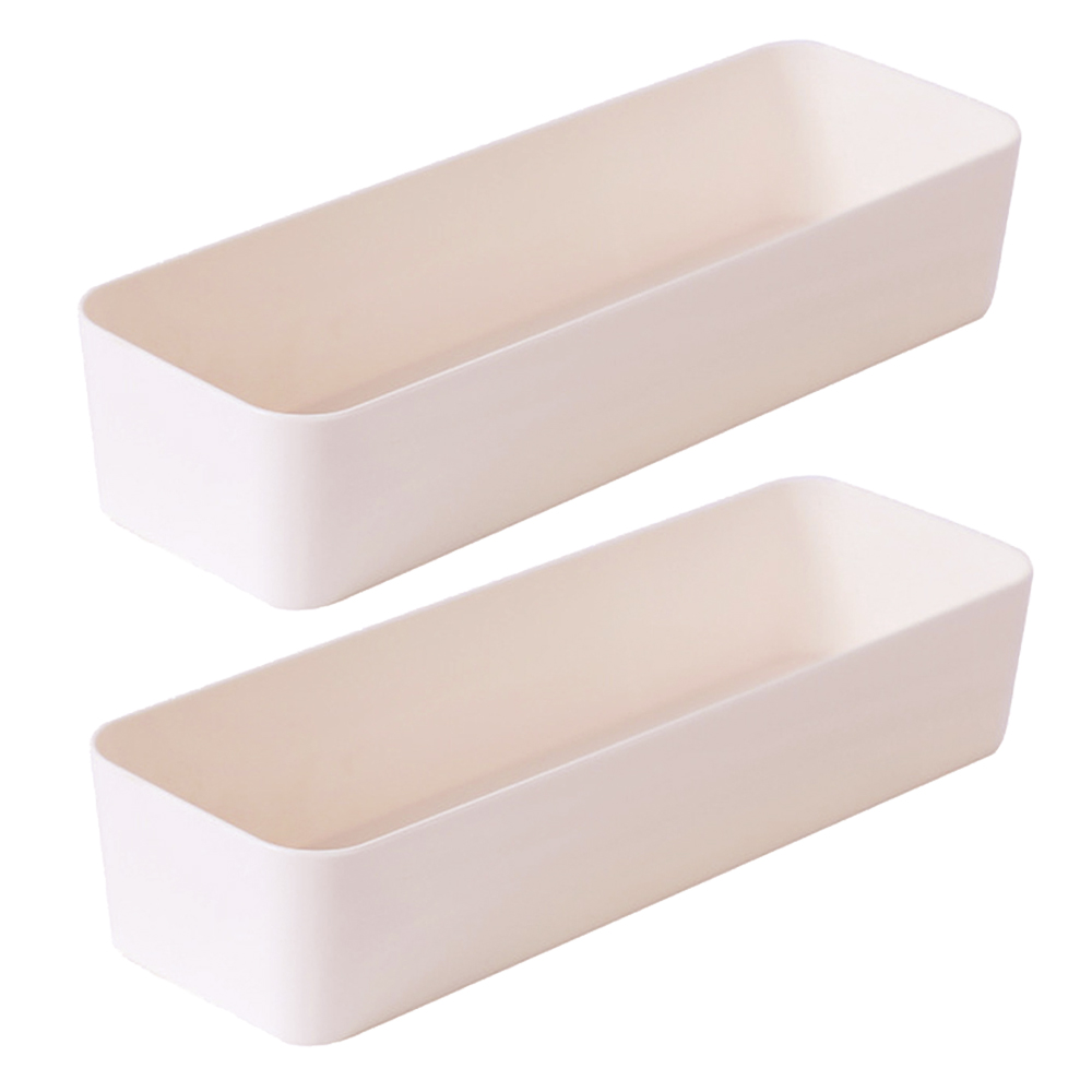 이지유 공간맞춤 서랍 정리 트레이 칸막이 수납 정리함 분리함 화장대 오거나이저, 2개, 화이트 크림 6,800원