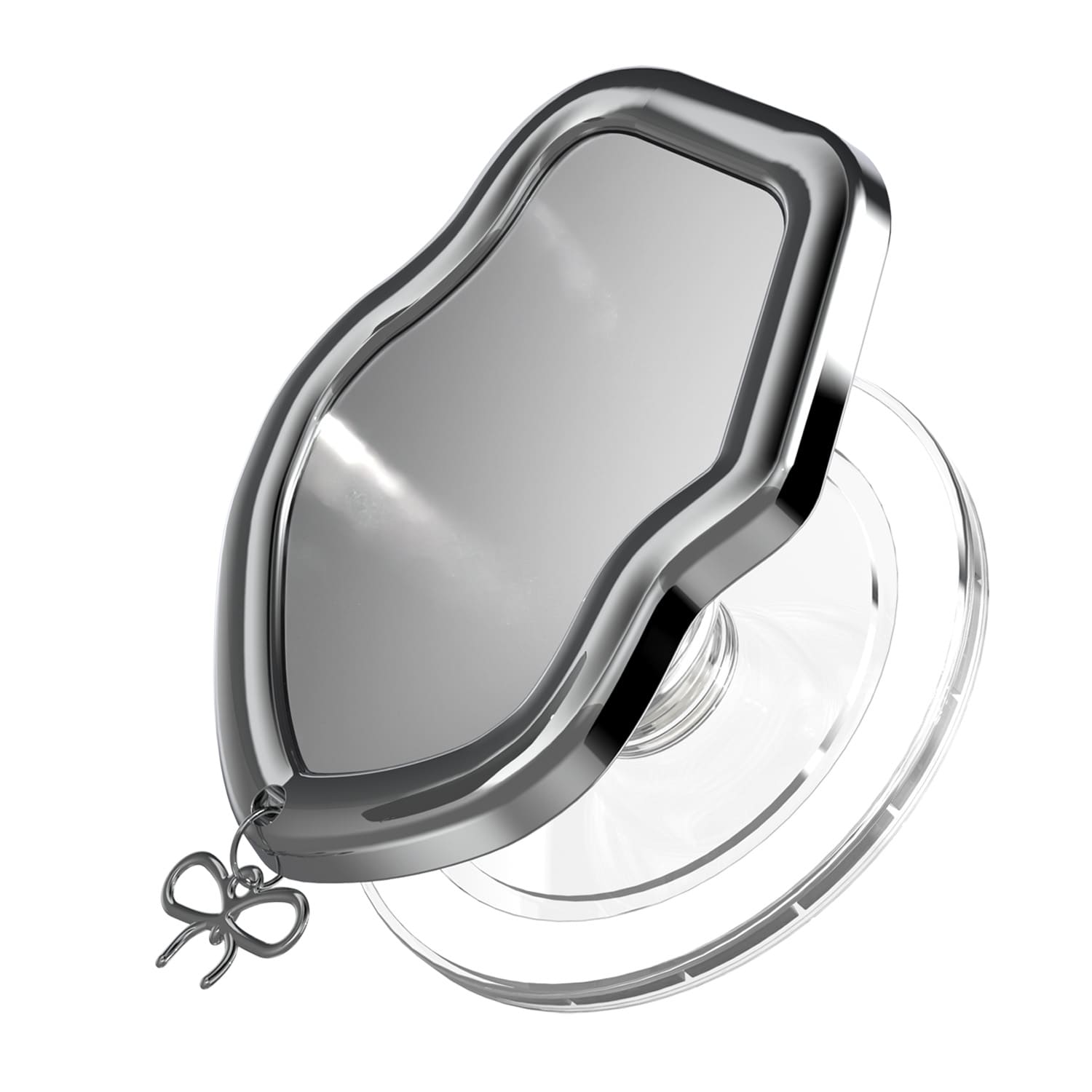 [168cm 본사] 맥세이프 미러 그립톡 거울 폰거치대 스틸 바이브, 실버 리본, 1개 15,600원