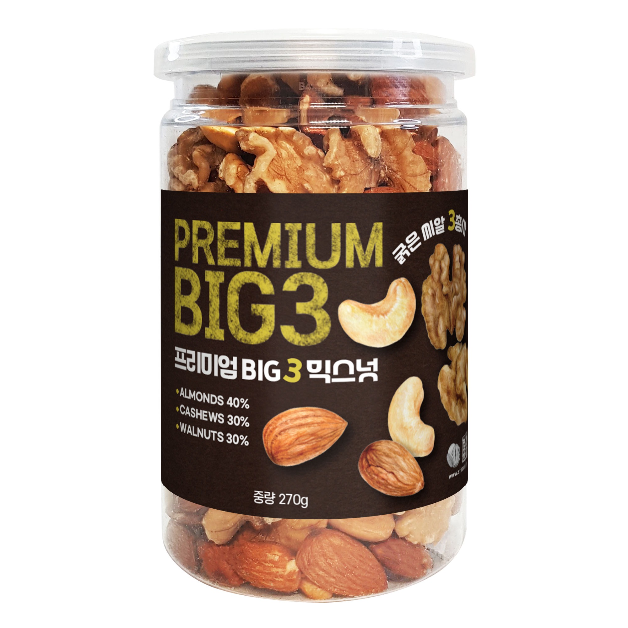 견과공장 프리미엄 빅3 믹스넛, 1개, 270g 11,850원