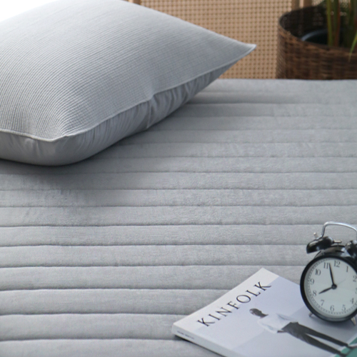 베이직톤 냉감패드 풍기인견 누빔 10cm 더 넉넉한 고정밴드 여름침대패드, 그레이 59,000원