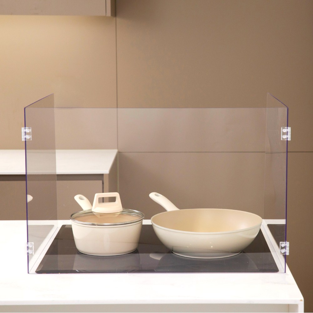 리앤홈 투명 인덕션가림막 기름튐방지 싱크대물막이 오염방지가 프리미엄국내산 올인원, 1개 39,520원