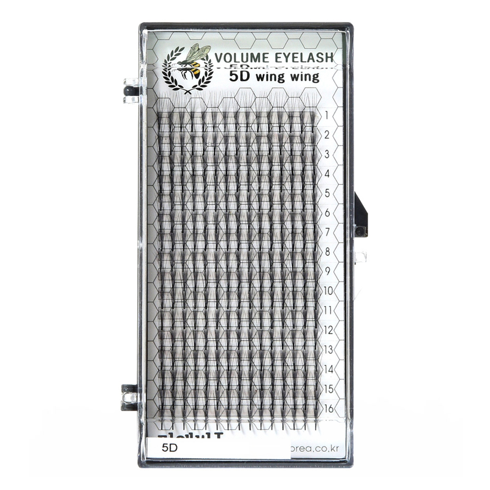 미앤비즈 볼륨 아이래쉬 5D 윙윙 속눈썹 C컬 12mm, 1개, 단일색상 12,000원
