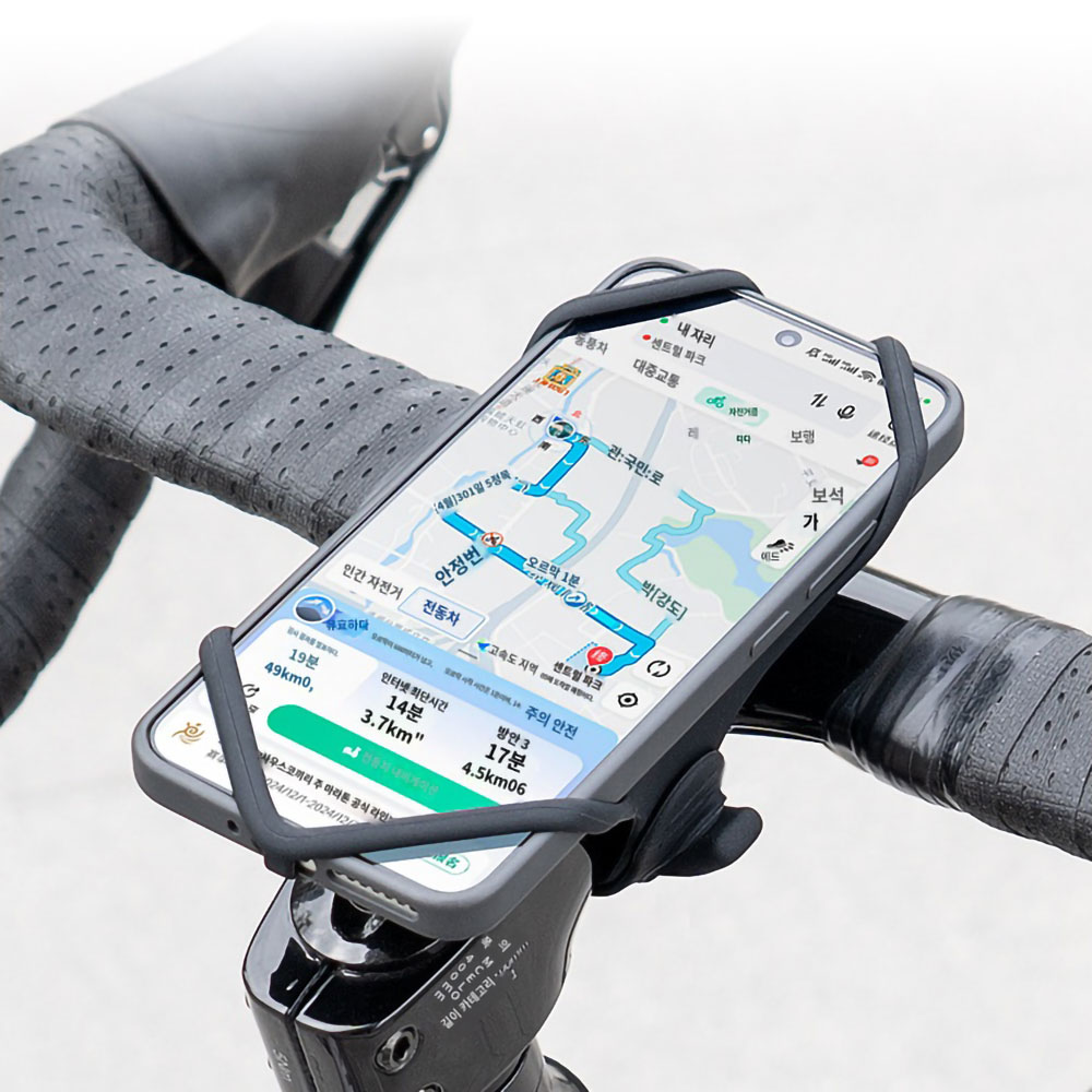 GUB P6 자전거 핸들바 휴대폰 거치대 경량 실리콘 / MTB 로드바이크 겸용 9,500원