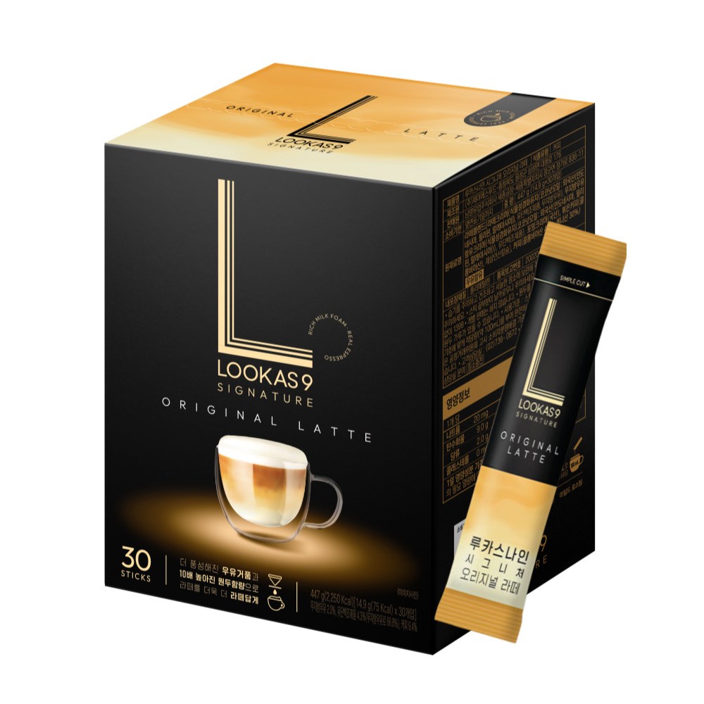 <꾼들>루카스나인 오리지널 라떼30T+오리지널 라떼1T, 14.9g, 1박스, 30개입 15,070원