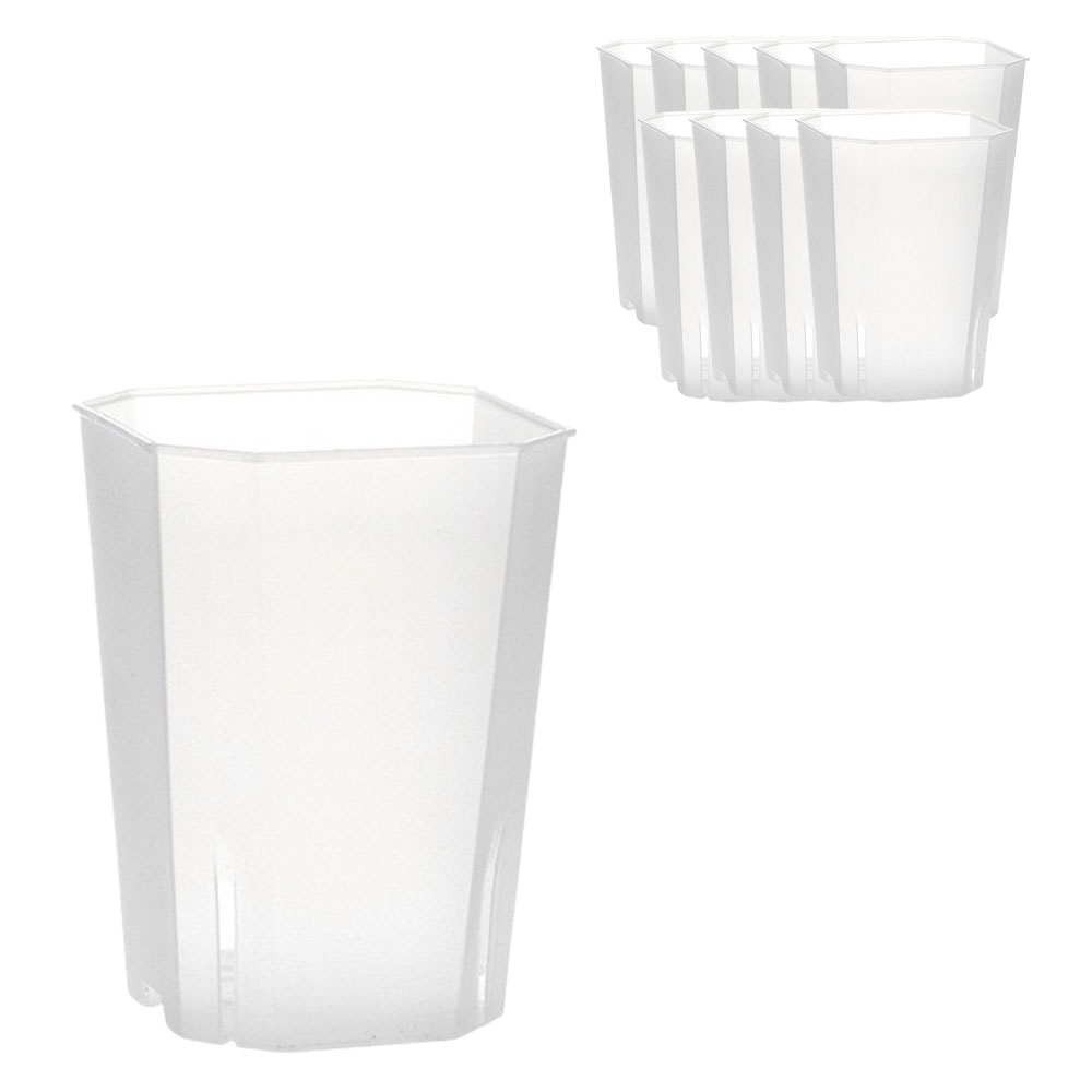 식물생각 사각 롱슬릿화분, 10개, 반투명 7,900원