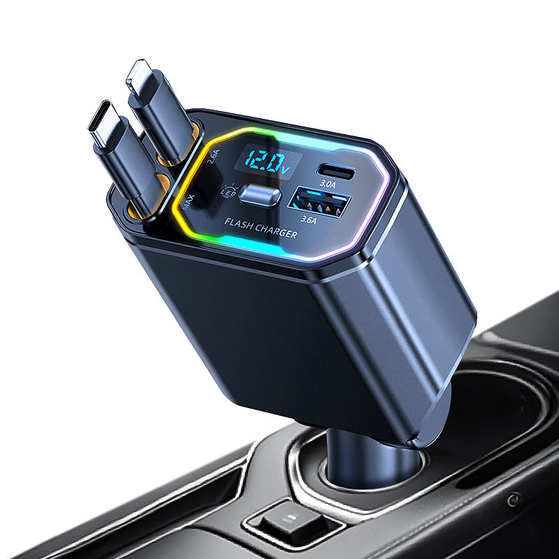 Belia 동시4대충전 차량용 고속충전기 자동차 충전기, 120w-type-c*2 23,980원