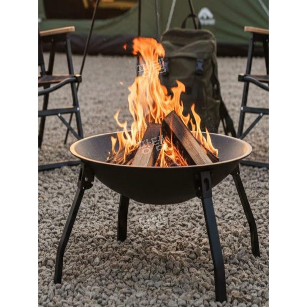 아이언캐쳐 불멍 화로대 캠핑 접이식 원형, 1개 49,800원