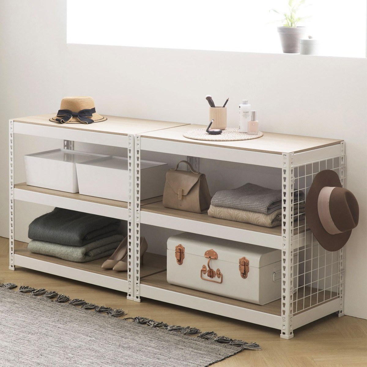 스피드랙 1100*400 전체 최신형 트렌드코리아 in best item 무볼트 철제 조립식 앵글 선반 베란다 다용도 창고 수납 정리 57,400원