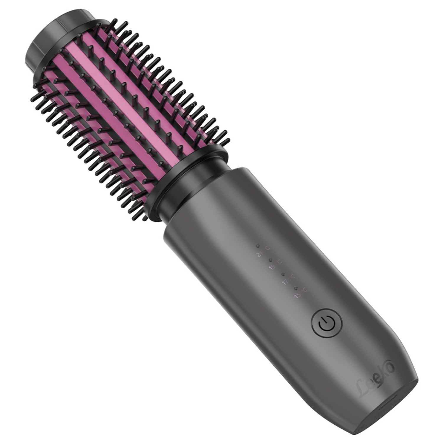 Leeko 신형 무선 고데기/ 4단 조절 미니 휴대용 헤어 볼륨 고데기/ 충전식 외출용 고데기/ 스타일러 매직기/ 미니 뿌리볼륨 롤 고데기, 블랙로즈, 현재가 59,800원